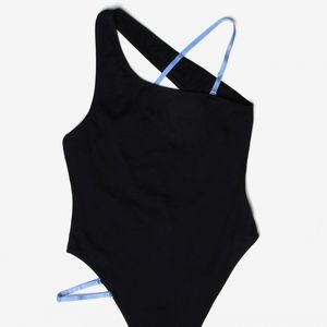 Blush Lingerie Asymmetric Glitch Bodysuit